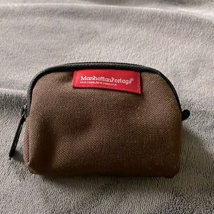 Brown coin pouch